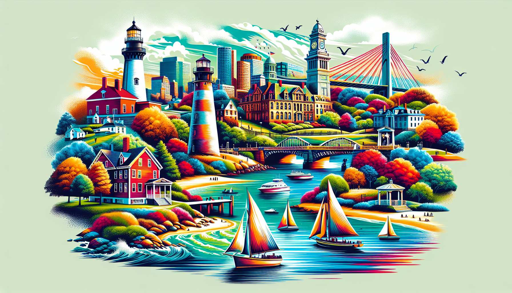 Boston day trips with coastal towns and landmarks
