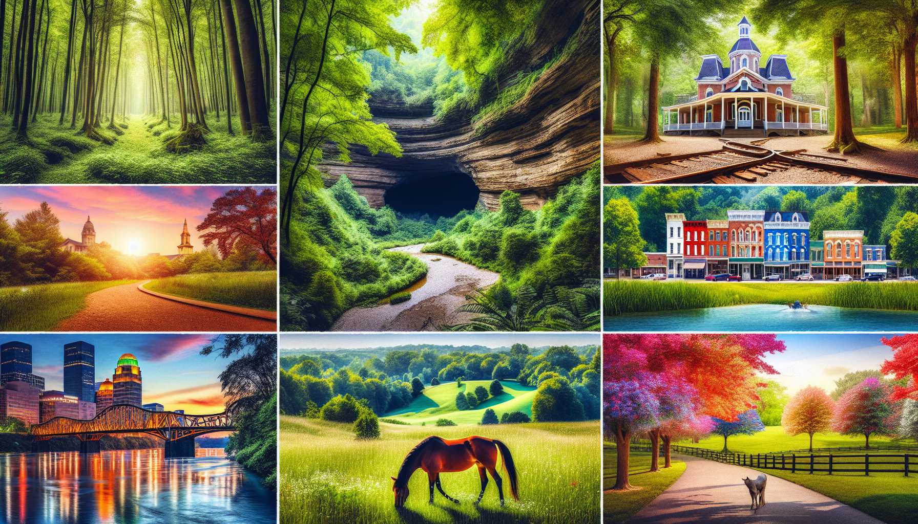 Day trips from Louisville featuring parks, caves, and historic sites