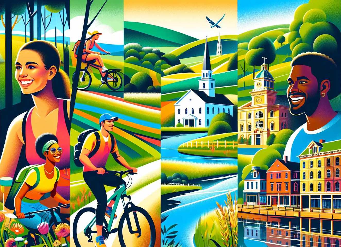 Scenic Cincinnati day trips with parks and historical towns.